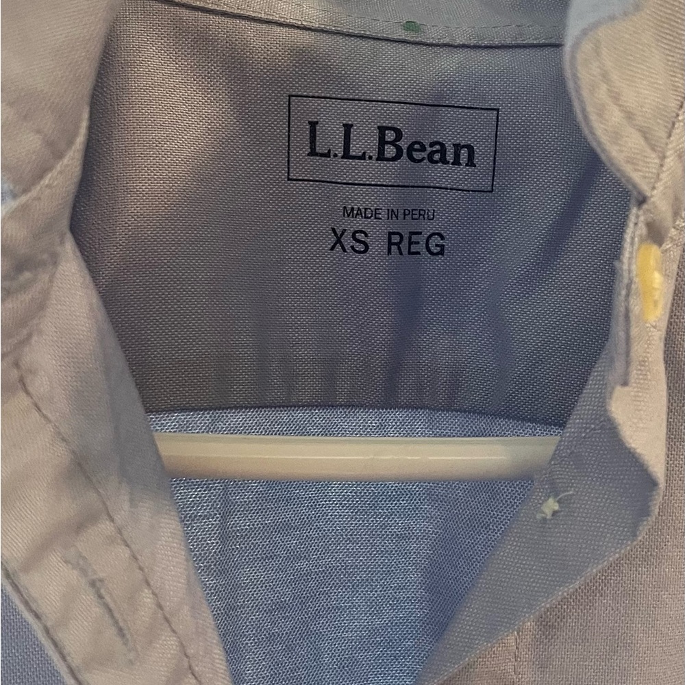 L.L. Bean Blue Button-Up Shirt